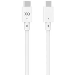 Kábel XQISIT NP Charge & Sync USB-C to USB-C 3.1 150cm E white (50839) kép