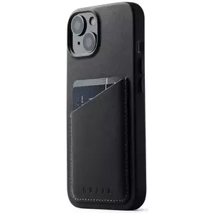 Tok Mujjo Full Leather Wallet Case for iPhone 14 Plus- Black kép