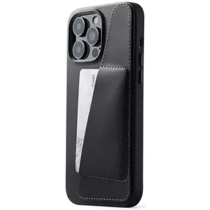 Tok Mujjo Full Leather Wallet Case for iPhone 14 Pro Max - Black kép