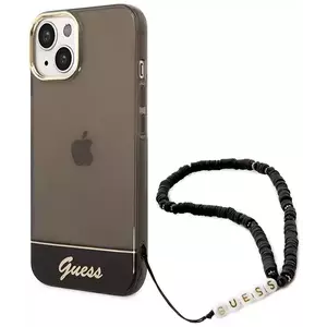 Tok Guess GUHCP14MHGCOHK iPhone 14 Plus 6, 7" black hardcase Translucent Pearl Strap (GUHCP14MHGCOHK) kép