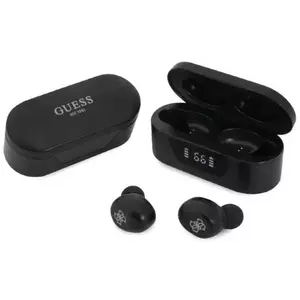 Fejhallgató Guess GUTWST31EK TWS Bluetooth Headphones + Docking Station Black (GUTWST31EK) kép