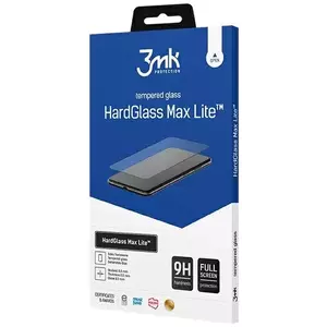 TEMPERED KIJELZŐVÉDŐ FÓLIA 3MK HardGlass Max Lite Xiaomi Poco M5 black Fullscreen Glass kép