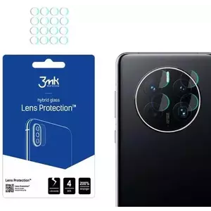 TEMPERED KIJELZŐVÉDŐ FÓLIA 3MK Lens Protect Huawei Mate 50 Pro Camera lens protection 4 pcs kép