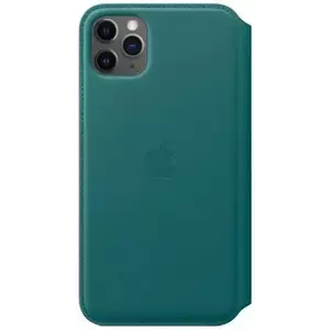 Tok Apple MY1Q2ZM/A iPhone 11 Pro Max blue Leather Book case (MY1Q2ZM/A) kép