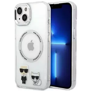 Tok Karl Lagerfeld KLHMP14MHKCT iPhone 14 Plus 6, 7" hardcase transparent Karl & Choupette Aluminium Magsafe (KLHMP14MHKCT) kép