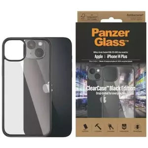 Tok PanzerGlass ClearCase iPhone 14 Plus 6, 7" Antibacterial black 0407 (0407) kép