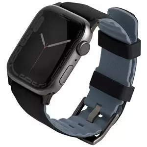 Óraszíj UNIQ strap Linus Apple Watch Series 4/5/6/7/8/SE/SE2 38/40/41mm. Airosoft Silicone midnight black (UNIQ-41MM-LINUSBLK) kép