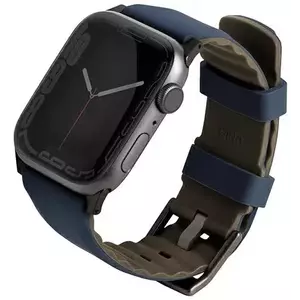 Óraszíj UNIQ strap Linus Apple Watch Series 4/5/6/7/8/SE/SE2/Ultra 42/44/45mm. Airosoft Silicone nautical blue (UNIQ-45MM-LINUSBLU) kép