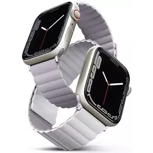 Óraszíj UNIQ strap Revix Apple Watch Series 4/5/6/7/8 / SE / SE2 38/40 / 41mm. Reversible Magnetic lilac-white (UNIQ-41MM-REVLILWHT) kép