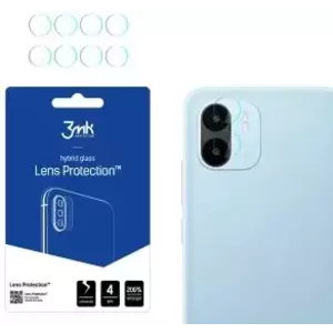 TEMPERED KIJELZŐVÉDŐ FÓLIA 3MK Lens Protection Xiaomi Redmi A1 Camera lens protection 4 pcs kép