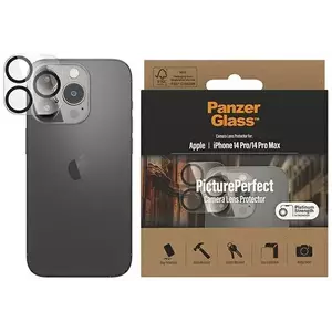 TEMPERED KIJELZŐVÉDŐ FÓLIA PanzerGlass Camera Protector iPhone 14 Pro / 14 Pro Max Platinium Strength 0400 (0400) kép