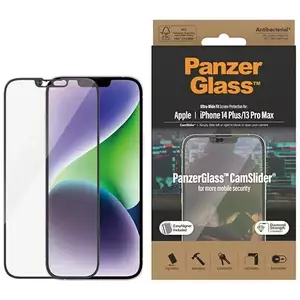 TEMPERED KIJELZŐVÉDŐ FÓLIA PanzerGlass Ultra-Wide Fit iPhone 14 Plus / 13 Pro Max 6, 7" Screen Protection CamSlider Antibacterial Easy Aligner Included 2797 (2797) kép