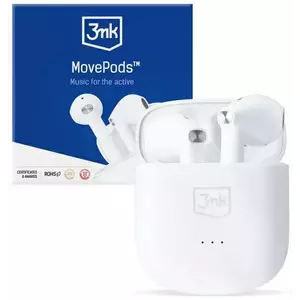Fejhallgató 3MK MovePods wireless bluetooth headphones white kép