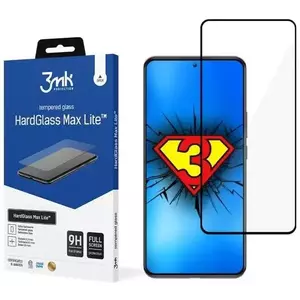 TEMPERED KIJELZŐVÉDŐ FÓLIA 3MK HardGlass Max Lite Xiaomi 12T Pro black Fullscreen Glass Lite kép