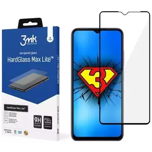 TEMPERED KIJELZŐVÉDŐ FÓLIA 3MK HardGlass Max Lite Xiaomi Redmi Note 11R black Fullscreen Glass Lite kép