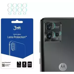 TEMPERED KIJELZŐVÉDŐ FÓLIA 3MK Lens Protect Motorola Moto G72 4pcs kép