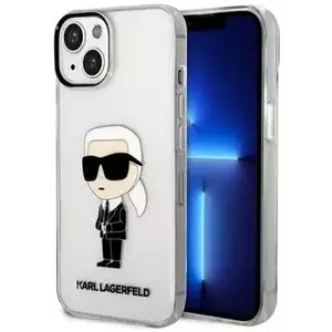Tok Karl Lagerfeld iPhone 14 Plus 6, 7" transparent hardcase IML NFT Ikonik (KLHCP14MHNIKTCT) kép