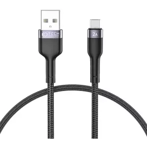 Kábel TECH-PROTECT ULTRABOOST MICRO-USB CABLE 2.4A 25CM BLACK (9490713928943) kép