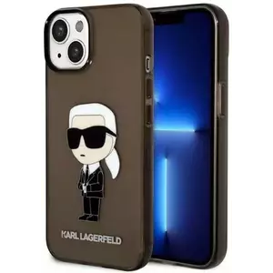 Tok Karl Lagerfeld iPhone 14 Plus 6, 7" black hardcase Ikonik Karl Lagerfeld (KLHCP14MHNIKTCK) kép