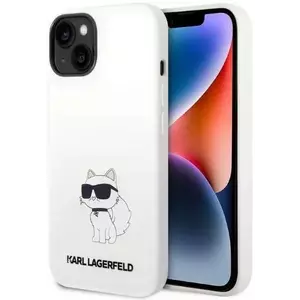 Tok Karl Lagerfeld iPhone 14 Plus 6, 7" hardcase white Silicone Choupette (KLHCP14MSNCHBCH) kép