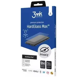 TEMPERED KIJELZŐVÉDŐ FÓLIA 3MK HardGlass Max Privacy iPhone 14 Pro 6, 1" black, FullScreen Glass (5903108493086) kép