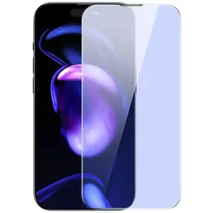 TEMPERED KIJELZŐVÉDŐ FÓLIA Baseus Crystal Tempered Glass Anti-blue light and Dust-proof 0.3mm for iPhone 14 Pro Max (2pcs) kép