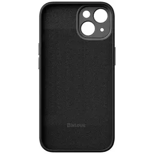 Tok Baseus Liquid Silica Case and Tempered Glass set for iPhone 14 Plus (black) kép