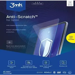 KIJELZŐVÉDŐ FÓLIA 3MK All-In-One Anti-Scratch Tablet wet application 5 pcs (5903108488594) kép