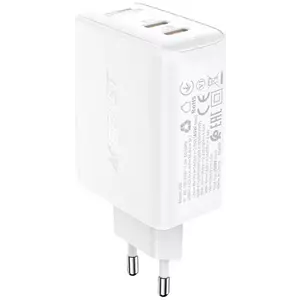 Töltő Wall charger Acefast A29 PD50W GAN, 2x USB-C, 50W (white) kép