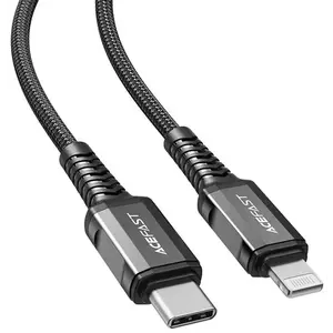 Kábel Cable USB-C to Lightning Acefast C1-01, 1.2m (black) kép