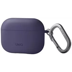 Tok UNIQ case Nexo AirPods Pro 2 gen + Ear Hooks Silicone fig purple (UNIQ-AIRPODSPRO2-NEXOPUR) kép