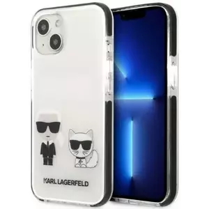 Tok Karl Lagerfeld iPhone 13 6, 1" hardcase white Karl&Choupette (KLHCP13MTPEKCW) kép