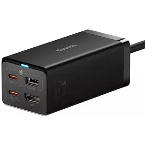 Töltő Baseus GaN5 Pro wall charger 2xUSB-C + USB + HDMI, 67W (black) kép