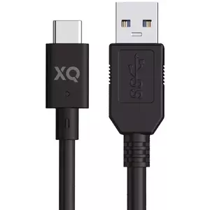 Kábel XQISIT NP Charge & Sync USB-C to USB-A 3.1 100cm black (50846) kép