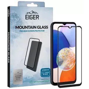 TEMPERED KIJELZŐVÉDŐ FÓLIA Eiger Mountain Glass 3D Screen Protector for Samsung Galaxy A14 5G in Clear/ Black (EGSP00879) kép