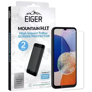 TEMPERED KIJELZŐVÉDŐ FÓLIA Eiger Mountain H.I.T. Screen Protector (2 Pack) for Samsung Galaxy A14 5G in Clear (EGSP00882) kép