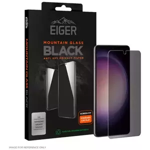 TEMPERED KIJELZŐVÉDŐ FÓLIA Eiger Mountain Black Privacy 2.5D Screen Protector for Samsung Galaxy S22 / S23 in Black (EGMSP00239) kép