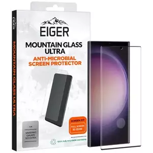 TEMPERED KIJELZŐVÉDŐ FÓLIA Eiger Mountain Glass Ultra 3D Screen Protector for Samsung Galaxy S23 Ultra in Clear / Black (EGMSP00244) kép