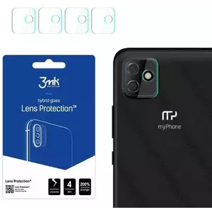 TEMPERED KIJELZŐVÉDŐ FÓLIA 3MK Lens Protect MyPhone Fun 9 Camera lens protection 4pcs (5903108499606) kép