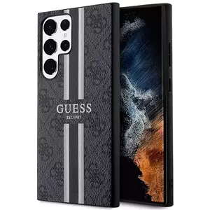 Tok Guess Samsung Galaxy S23 Ultra black hardcase 4G Printed Stripe (GUHCS23LP4RPSK) kép