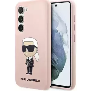 Tok Karl Lagerfeld Samsung Galaxy S23+ hardcase pink Silicone Ikonik (KLHCS23MSNIKBCP) kép