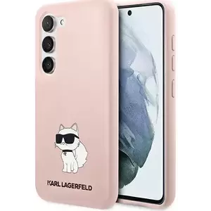 Tok Karl Lagerfeld Samsung Galaxy S23 hardcase pink Silicone Choupette (KLHCS23SSNCHBCP) kép