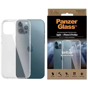 Tok PanzerGlass ClearCase iPhone 12 Pro Max Antibacterial Military grade clear (5711724004254) kép