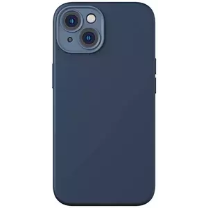 Tok Baseus Liquid Silica Case and Tempered Glass set for iPhone 14 (blue) (6932172615321) kép