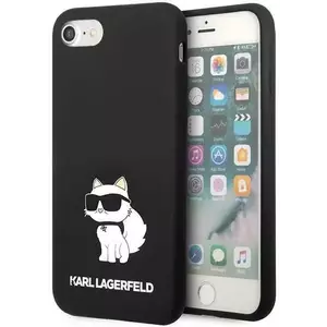 Tok Karl Lagerfeld iPhone 7 / 8 / SE 2020 / 2022 hardcase black Silicone Choupette (KLHCI8SNCHBCK) kép