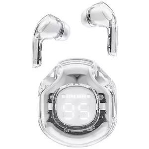Fejhallgató TWS Acefast T8 Earphones, Bluetooth 5.3, IPX4 (White) (6974316282228) kép