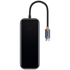 USB Hub Baseus Hub Adapter 4w1 USB-C na 4xUSB 3.0 (Dark Grey) (6932172624118) kép