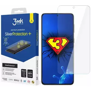 KIJELZŐVÉDŐ FÓLIA 3MK Silver Protect+ Samsung Galaxy S23 Wet-mounted antimicrobial film (5903108512527) kép