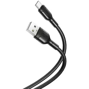 Kábel XO Cable USB to USB-C 2.1A (black) ((6920680827763) kép