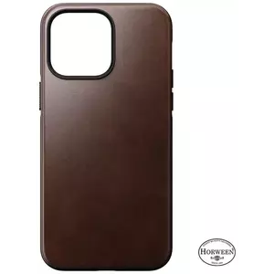 Tok Nomad Modern Leather MagSafe Case, brown - iPhone 14 Pro Max (NM01224785) kép